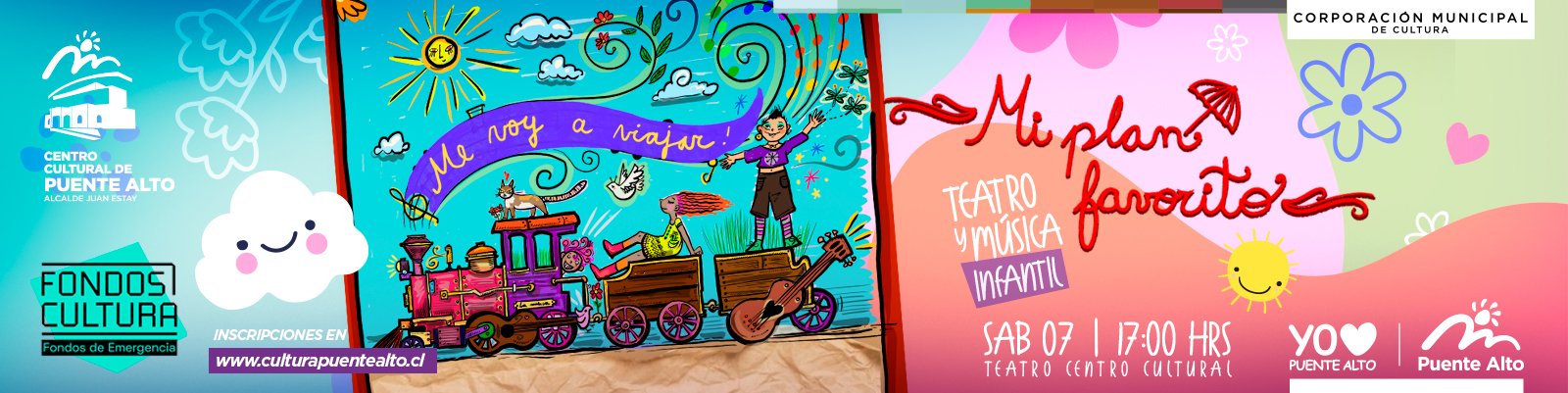 “Me voy a viajar”: Música y teatro para niños y niñas